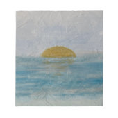 Sunny Ocean Waterverf Notitieblok (Voorkant)