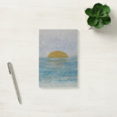 Sunny Ocean Waterverf Post merkt op Post-it® Notes (Kantoor)
