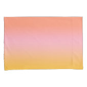Sunny Ombre gradiënt Peach roze Kussensloop (Voorkant-Rechts)