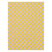 Sunny orange yellow suns white teal pink stripes tafelkleed (Voorkant)