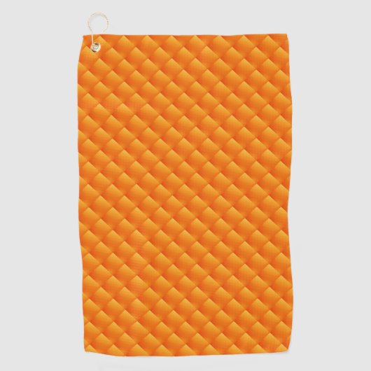 Sunny Oranje  Kaleidoscope Golf Towels Golfhanddoek (Voorkant)