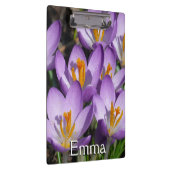 Sunny Paarse Crocuses Klembord (Rechts)