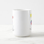 Sunny Palm Tree Coffee Mok (Center)