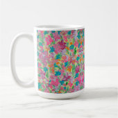 Sunny Pastel Floral Coffee Mok (Links)