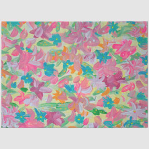 Sunny Pastel Floral Tissue Paper Tissuepapier