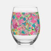 Sunny Pastel Wijnglas Zonder Voet (Links)