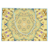 Sunny Pattern in Gentle Yellow Groot Cadeauzakje (Achterkant)