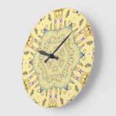 Sunny Pattern in Gentle Yellow Grote Klok (Hoek)