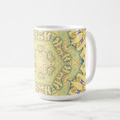 Sunny Pattern in Gentle Yellow Koffiemok (Voorkant rechts)