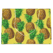 Sunny pineappels groot cadeauzakje (Voorkant)