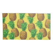 Sunny pineappels kussensloop (Achterkant-Rechts)