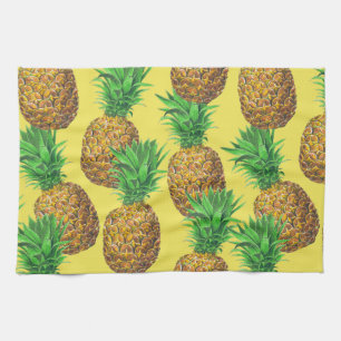 Sunny pineappels theedoek