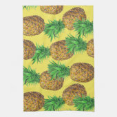 Sunny pineappels theedoek (Verticaal)