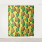 Sunny pineappels wandkleed (Voorkant)