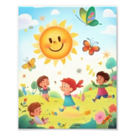 Sunny Playland Foto Afdruk