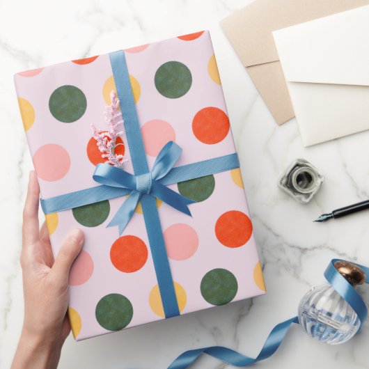 Sunny Polka Dots Cadeaupapier (Geschenken)