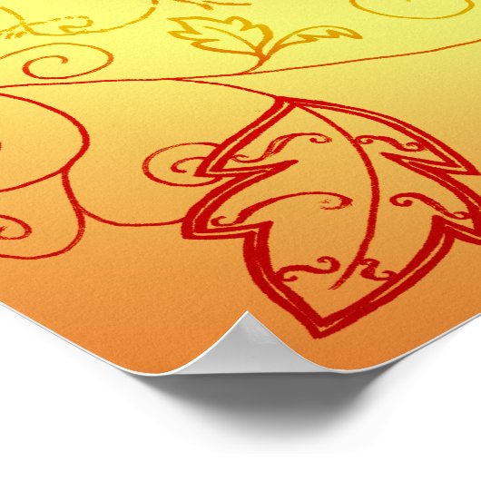 Sunny Pomeranian Poster Print (Hoek)