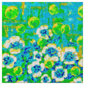 Sunny Pond Fabric Stof (Close Up)