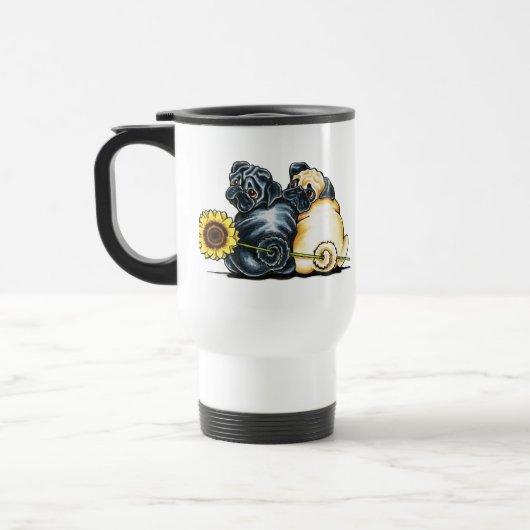 Sunny Pugs Reisbeker (Links)