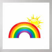 Sunny Rainbow Poster (Voorkant)