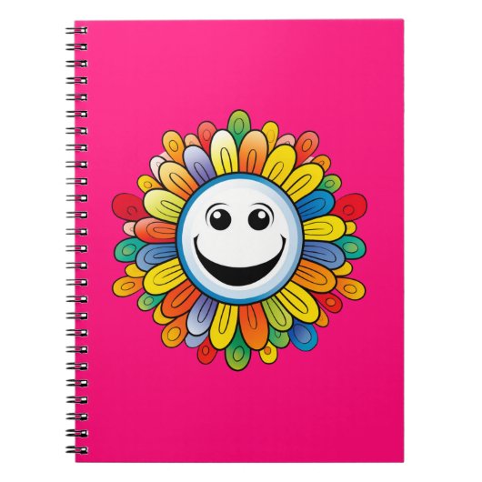 Sunny Ray Flower Notitieboek (Voorkant)