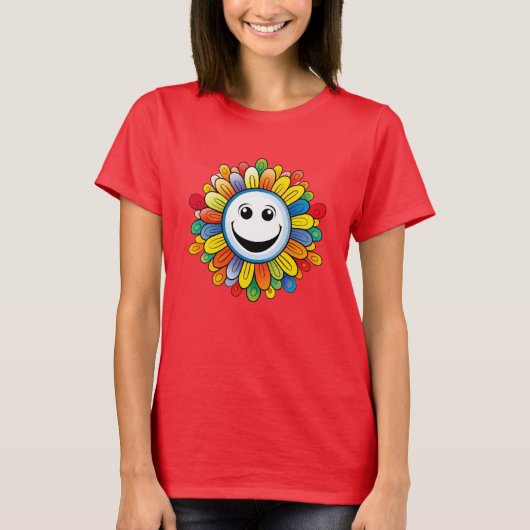 Sunny Ray Flower T-shirt (Voorkant)