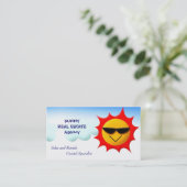 Sunny Real Estate Visitekaartje (Staand voorkant)