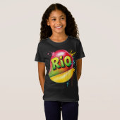 Sunny Rio, Mango beroemd gemaakt door Natasha Us T-shirt (Voorkant volledig)
