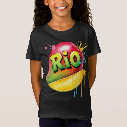 Sunny Rio, Mango beroemd gemaakt door Natasha Us T-shirt (Voorkant)