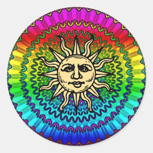 Sunny Ronde Sticker (Voorkant)