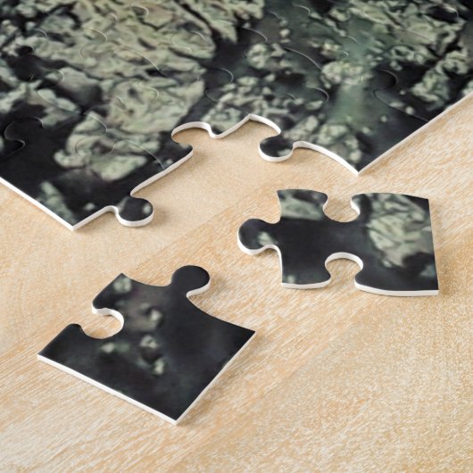 Sunny Rugged Coastal Beach Foto Legpuzzel (Zijkant)