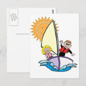 Sunny Sailing Briefkaart (Voorkant / Achterkant)