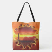 Sunny San Francisco Sunset 124 Tote Bag (Achterkant)