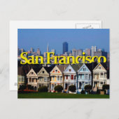 Sunny San Francisco w/ San Francisco in de Sky Briefkaart (Voorkant / Achterkant)