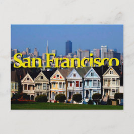 Sunny San Francisco w/ San Francisco in de Sky Briefkaart