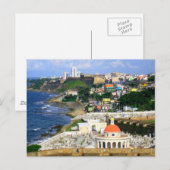 Sunny San Juan Puerto Rico Briefkaart (Voorkant / Achterkant)