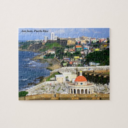 Sunny San Juan Puerto Rico puzzle Legpuzzel (Horizontaal)