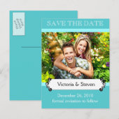 Sunny Save the Date Briefkaart (Voorkant / Achterkant)