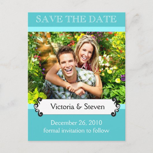 Sunny Save the Date Briefkaart (Voorkant)