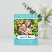 Sunny Save the Date Briefkaart (Staand voorkant)