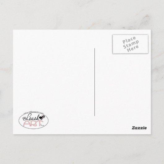 Sunny Schnauzer Classic Briefkaart (Achterkant)