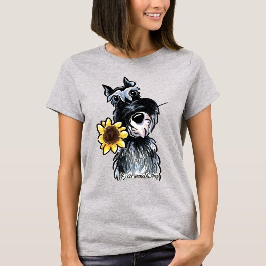 Sunny Schnauzer Classic T-shirt (Voorkant)