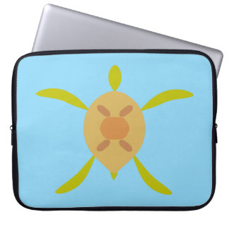 Sunny Sea Turtle Electronics Bag Laptop Sleeve