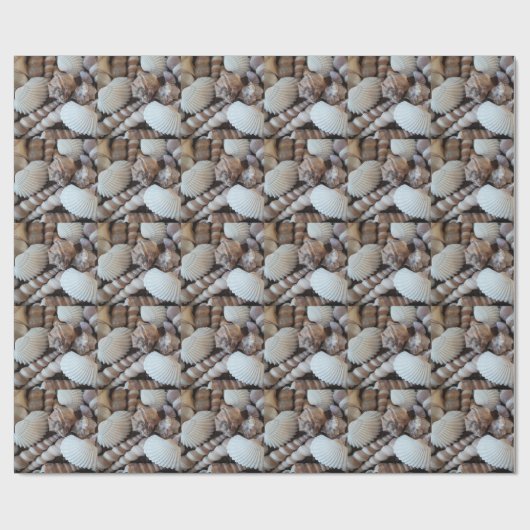 Sunny Seashells Collectie Natuur Cadeaupapier (Vlak)