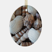 Sunny Seashells Collectie Natuur Keramisch Ornament (Rechts)