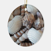 Sunny Seashells Collectie Natuur Keramisch Ornament (Links)
