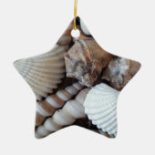 Sunny Seashells Collectie Natuur Keramisch Ornament (Voorkant)