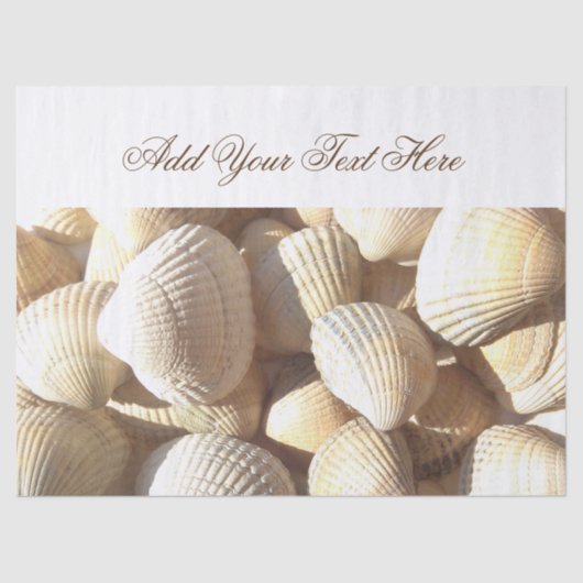 Sunny Seashells Collectie, Summer Beach, Tissue Tissuepapier (Voorkant)