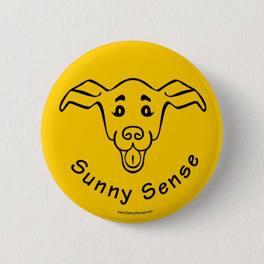 Sunny Sense Logo knoppen Ronde Button 5,7 Cm (Voorkant)