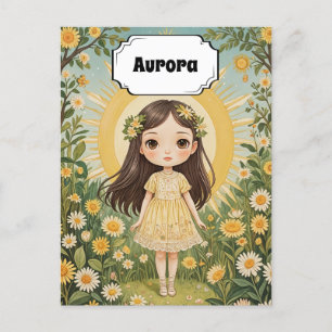 Sunny Serenade gepersonaliseerd Briefkaart